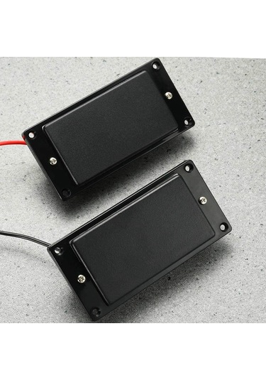 Ruicoo Mx0310d Elektro Gitar Humbucker Pikap Seti, İki Adet Kapalı Çift Bobin, Siyah Renk