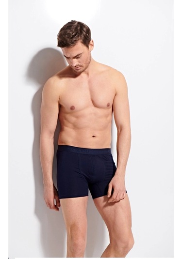 Kolcu Erkek Likralı Boxer K1340 - Lacivert Lacivert