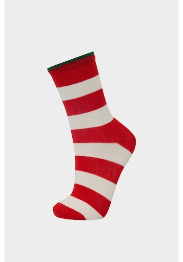 DeFacto Erkek Çocuk 3'lü Pamuklu Uzun Çorap E5518A8NSKR1