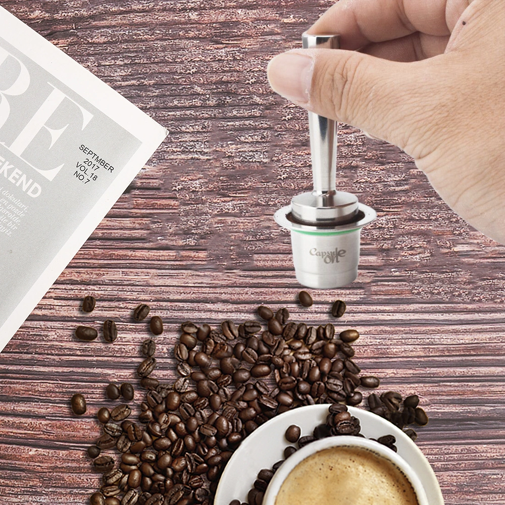 Yunboo Çift Kullanimli Paslanmaz Çelik Nespresso U Dışında Kahve Kapsülü, Yeniden Doldurulabilir, Lehimli Kapaklı, Tam Uyumlu Kahve Makinesi Aksesuarı Diğer