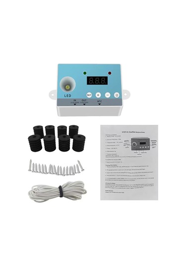 Lemestar Dijital Termostat - 100w Isıtıcı Kontrol, Hassas Sıcaklık Ayarlı 0-99.9 C 0.1 C
