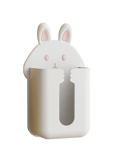 Sones Banyo Duvara Monte Mendil Kutusu Mutfak Karikatür Tavşan Yıkama Bezi Düzenleyici Beyaz