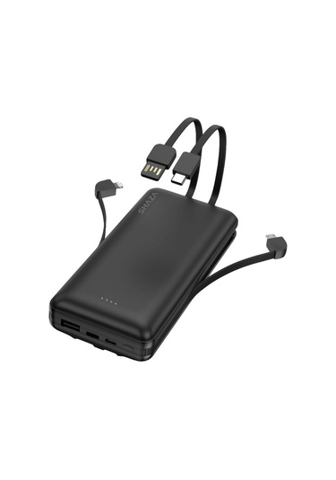 Shaza 20.000 Mah 4in1 Smart Chip Powerbank Siyah