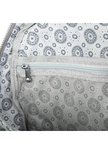 Nas Bag Unisex Zararlı Kimyasal İçermeyen Waterproof Sırt Çantası Açık Gri