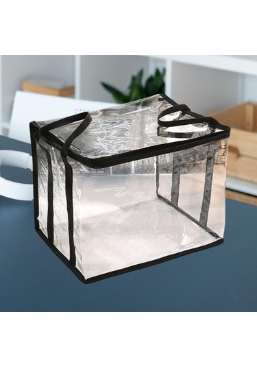 Trendooze Kitap Düzenleyici Toz Geçirmez Taşınabilir Siyah Siyah