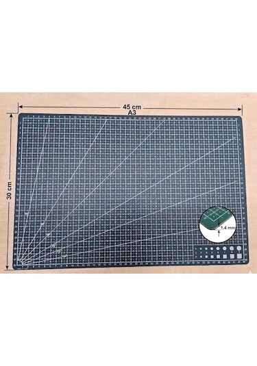 Tamir Kesim Pedi Matı A3 45 30cm Kalınlık 1.4mm Yeşil