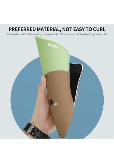 Skycity Bubm Silikon Dolgulu Kalın Kumaş Fare Padı - Kaymaz Altlık, Yumuşak Dokunmatik, Renkli Kartoon Desenli Ayı