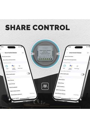 Geeroyoo Tuya Zigbee Akıllı Ev Anahtarı Modülü - 2 Yollu, Uzak Kumanda Ve Zamanlama Fonksiyonu, Zm-104b-m, 90-250v