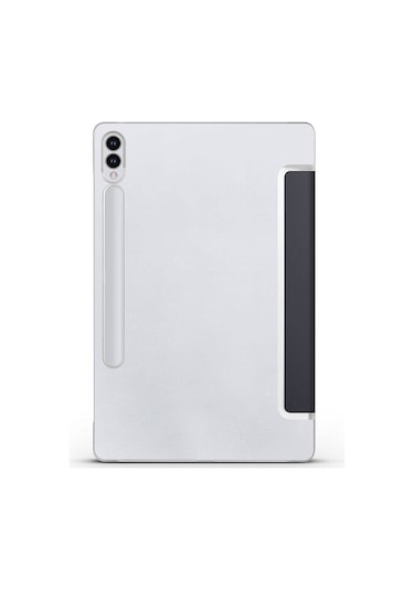 Galaxy Tab S9 Fe Plus Uyumlu Zore Smart Cover Standlı 1-1 Kılıf-siyah Tablet Kılıfı