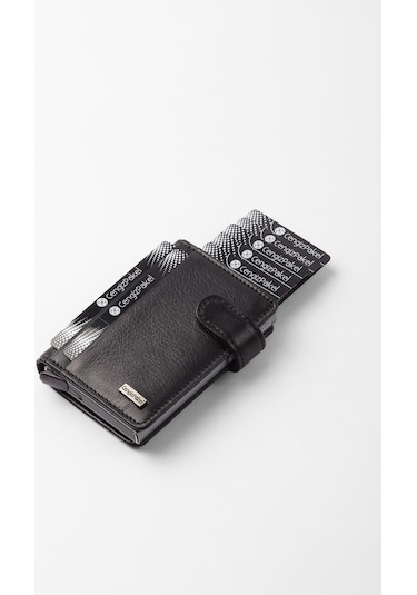 Cengiz Pakel Hakiki Deri Kartlık 2454-Siyah (432621389)-2454-Siyah