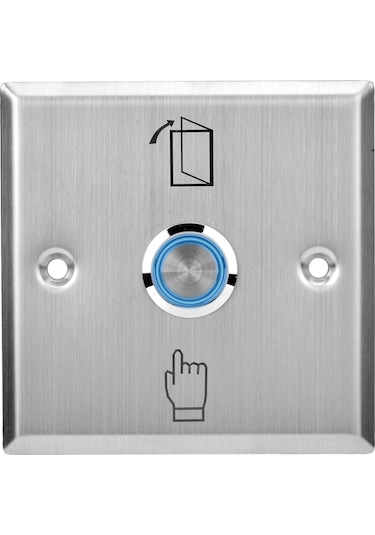 Tenfowee Stahl Kapı Erişim Kontrolü Anahtarı - Işıklandırılmış, Dayanıklı, Basılabilir Çıkış Tuşu Mc102d