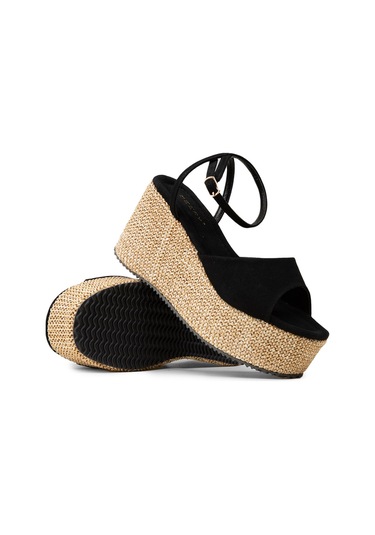 Deery Kadın Siyah Platform Sandalet - Rd814zsyhc01 Siyah