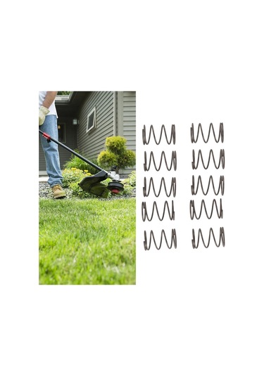 Springsun 10 Adet Trimmer Başlığı Metal Yaylar, Stihl Autocut C5 2 Fs38 Fs45 Fs46 Fs45c İçin Çim Kesici Yedek Parçası