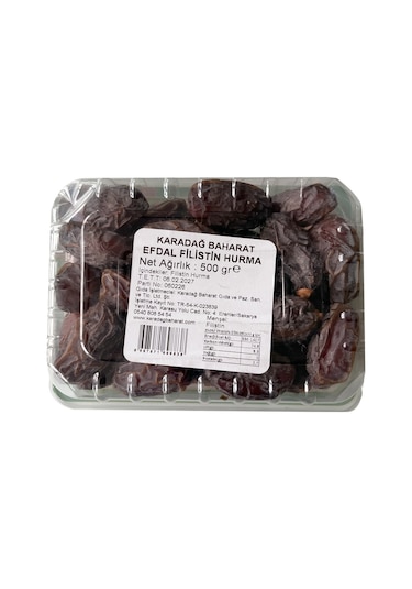 Karadağ Efdal Filistin Hurması 500 Gr X 2 Adet 500 G