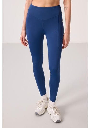 Parlament Standart Fit Esnek Performans Kadın Tayt - 94666 Lacivert