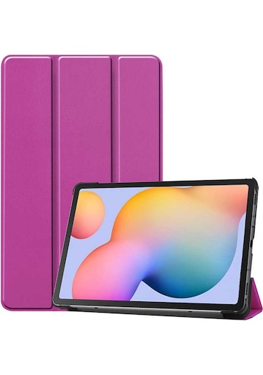 Lenovo Uyumlu M10 Plus Tb-X606F Tablet Kılıf Standlı Smart Arkası Şeffaf