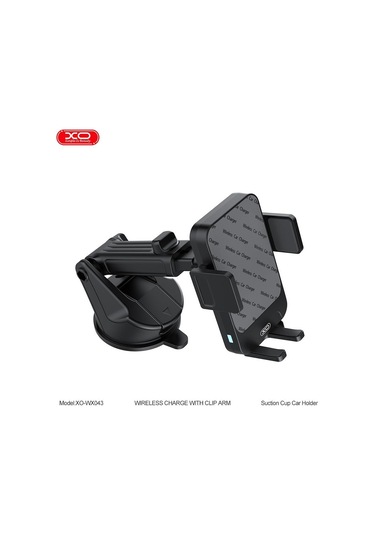 Wx043 15w Araç İçi Kablosuz Şarj Cihazı Vantuzlu Model - Telefon Tutucu