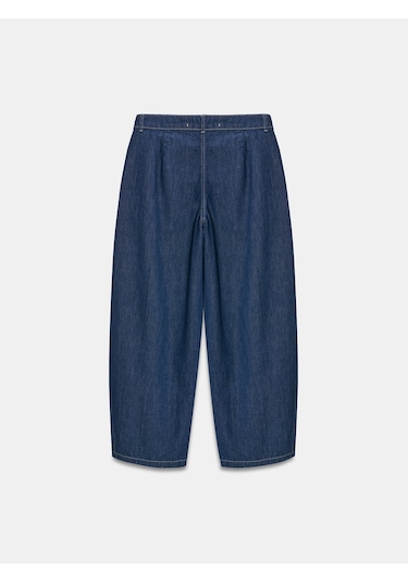 Dilvin 72314 Pamuk Baggy Pantolon-lacivert 34