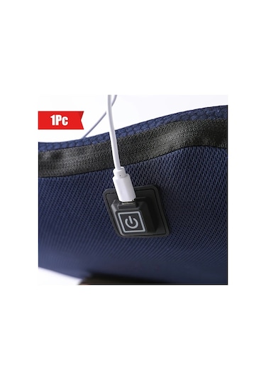 Willowhaven 1 Adet Usb İle Çalışan Isıtmalı Koltuk Minderi - Ev Ofis İçin Modern Tasarım Deniz Mavisi Lacivert