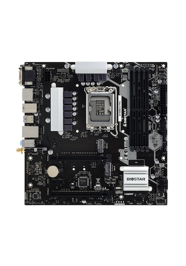 Biostar B760MZ-E Pro Intel B760 6000 MHz (OC) DDR5 Soket 1700 mATX Anakart