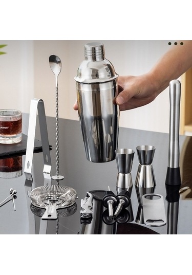 Wondernest Sürahileri, Barmen Shaker Seti Lichen, Bar Araçları, 13 Ec