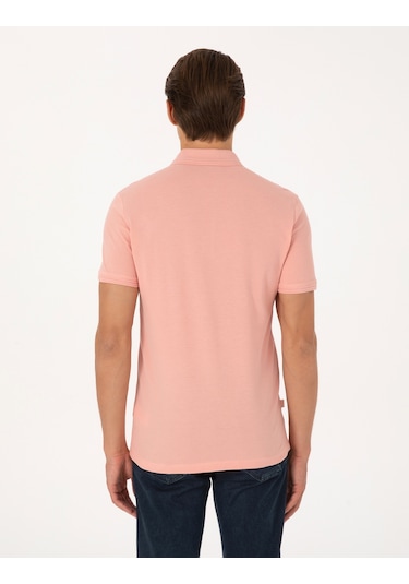 Pierre Cardin Erkek Gül Kurusu Tişört Basic 50325323-vr026 Gülkurusu