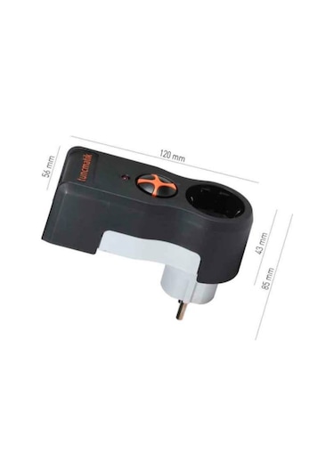 Tunçmatik Powersurge TSK5079 525J Tekli Akım Korumalı Priz Siyah