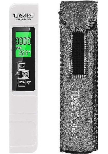 Trendooze Su Kalitesi Ölçer - Akvaryum Ve Havuz İçin, Kapsamlı Test Cihazı, Lcd Ekranlı Saflık Aracı