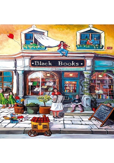 20852 Puzzle 1000 Black Books
