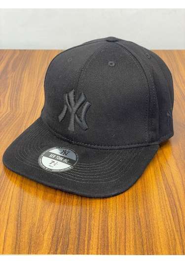 Hamze Ny Yankees New York Nakış Hip Hop Snapback Rapper Şapka Cap Siyah - Siyah