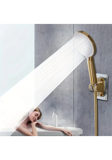 Fastbuy Challenger 3 59 Inç Modül Duş Başlığı Paslanmaz Çelik Seti, Su Basıncını Artırır, Düşük Su İçin Güçlü Akış