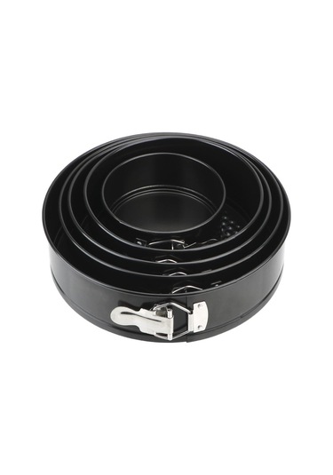 Çıkarılabilir Alt Karbon Çelik Kek Kalıpları Mutfak Aksesuarları Yapışmaz Metal Fırında Kalıp Yuvarlak Kek Tava Bakeware 24cm