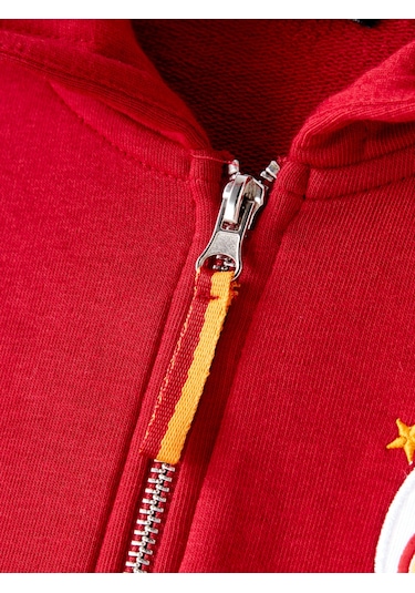 Gsstore Galatasaray Çocuk Zip Hoodie C252071 Kırmızı