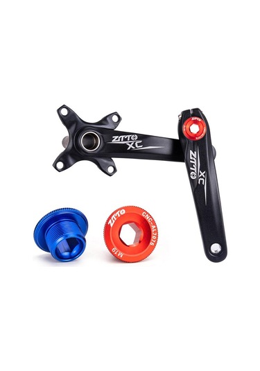 Sones 2 Adet Ztto Bisiklet Alüminyum Alaşımlı Krank Kapağı Dağ Bisikleti Krank Vidaları, Stil: M18 Kırmızı