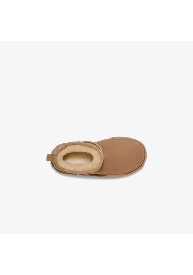 Ugg Classic Ultra Mini Çocuk Krem Bot Düz 1130750k Krem