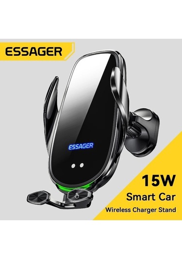 Tysm Joyjadehub Essager Qi 15w Kablosuz Şarj Araç Tutucusu, Otomatik Aç/kapa, 1 Adet 1pc