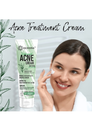 Elvons Sivilce ve Akne Karşıtı Yüz Kremi 50 ML