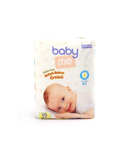 Baby Me Süper İnce Bebek Bakım Örtüsü 60 x 90 CM - 10 Adet