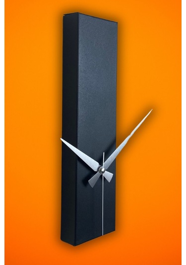 Jaka Model Dekoratif Metal Akar Sessiz Mekanizmalı Duvar Saati 34 9,5 Cm Siyah