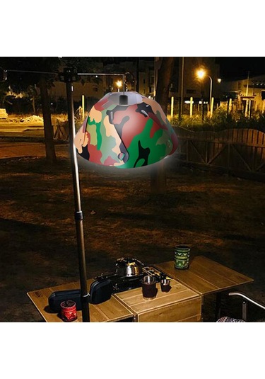 Suntek Yuvarlak Kamp Abajur Ekipmanları Işık Kapağı Yeşil Yeşil