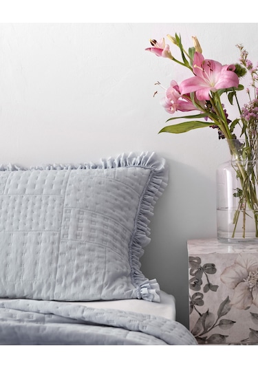 Madame Coco Medus Çift Kişilik Yatak Örtüsü - İndigo Indigo