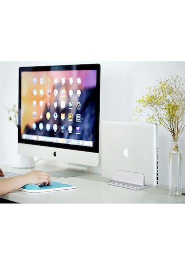 Idock N17 Dikey Genişliği Ayarlı Laptop Apple Uyumlu MacBook Bilgisayar Standı