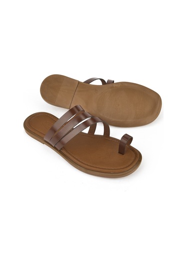 Ziya, Kadın Hakiki Deri Terlik 1511010z1018 Kahve 1511010z1018 300 Kahve Kahverengi