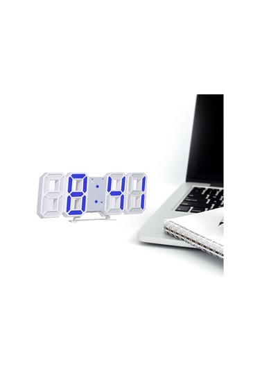 Gajeena 3d Led Dijital Duvar Saati - Renkli Aydınlatma Ve Usb Şarj Özellikli Pil Dahil ÇOk Renkli