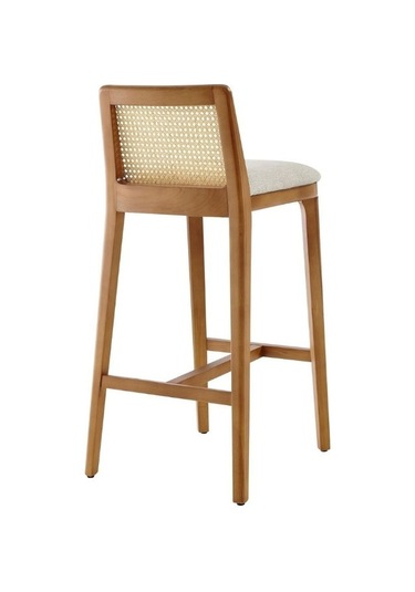 Martha Hazeranlı Bar Sandalyesi Natural