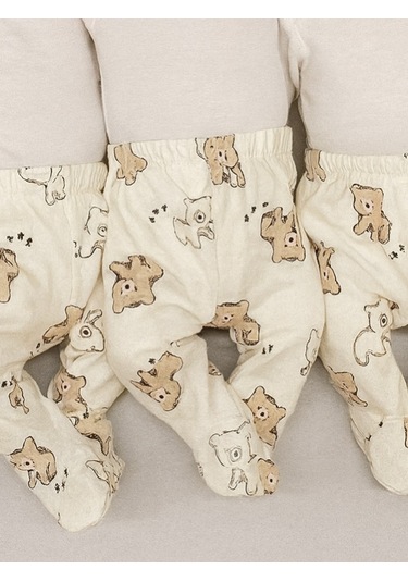 Hellobaby 3 Adet Patikli Pantolon Açık Yeşil