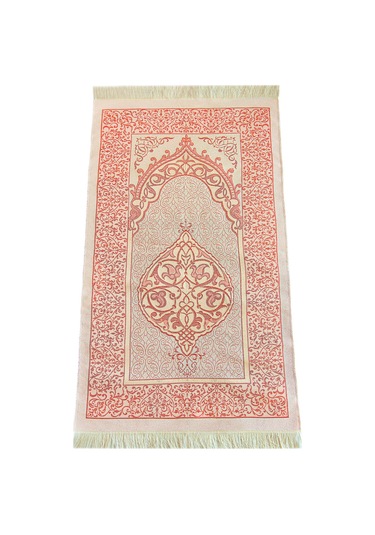 Hediyelik Şantuk Çantalı, Tesbihli, Çeyizlik Seccade Seti - Bordo Bordo