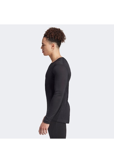 Adidas Xperior Merino 150 Midlayer Erkek Siyah Uzun Kollu Antrenman İçliği Hz8559