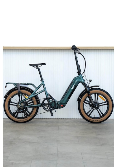 Loop Coaster Kolon Jantlı Elektirikli Bisiklet Yeşil