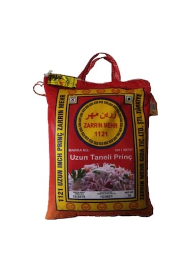 Zarrin Mehr 1121 Uzun Taneli Basmati Kokulu Pirinç 10 KG